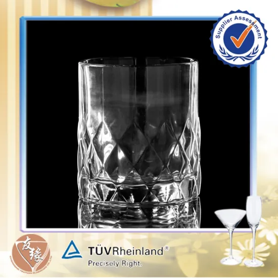 cheap price flint glass drinkware round whskey glasses tumbler 410ml