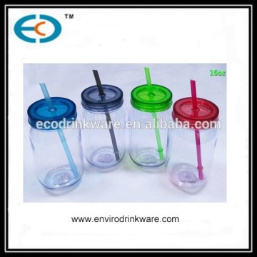20OZ acrylic single wall mason jar