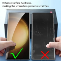 Protecteur d'écran flexible en céramique pour Samsung S24 Ultra