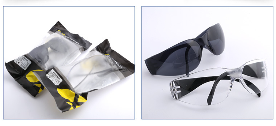 clear safety glasses