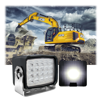 100W LED Work Light for Mining & Off-road: Spot Flood ECE R10 12/24V Anti-vibration Square Light for SUV
