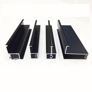 Lenwa aluminium: meubles en alliage en plastique en aluminium en aluminium Cadre de porte de garde-robe - Style à moitié caché pour planche de porte de 15 cm