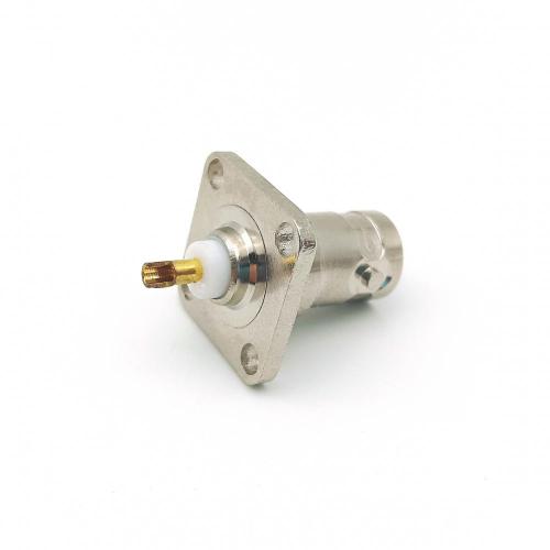 Flange Female Panel Mount BNC Crimp RF Connector