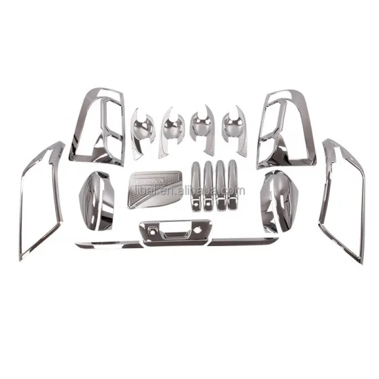 MAICTOP Chrome Body Kits for Navara NP300 Trim Cover 2014-2015
