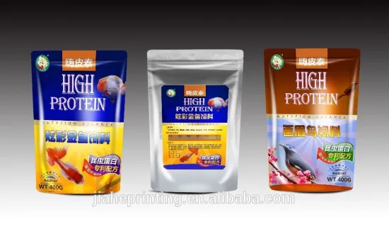 film lamination material printed bird pet food stand up packaging bag