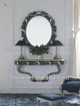 2013 European luxury classic furniture solid wood console table