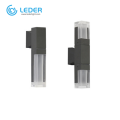 Aplique LED para exterior rectangular simple LEDER