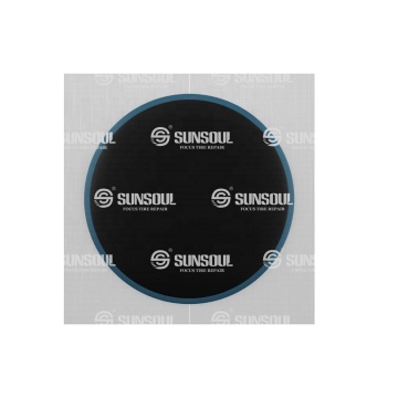 Sunsoul Green Edge Round Foil Backing Cold Patches for Tires and Tubes (52mm)