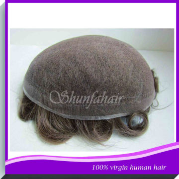Stock toupee, toupee wigs,black mens toupee,swiss lace toupee
