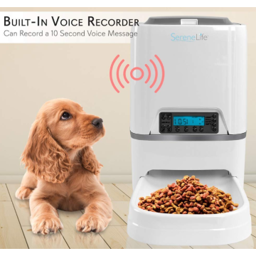 Alimentador de mascotas automáticos con cámara