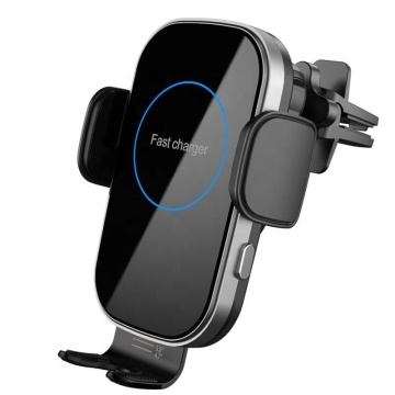 Chargeur sans fil de voiture 15W avec capteur infrarouge et support de téléphone portable QI