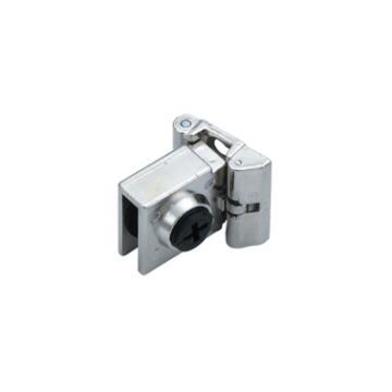 Self-Close Glass Cabinet Auto Lock Hinge 245CLA
