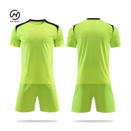 Factory Cheap Custom Youth Soccer Wear Jersey Uniform Quick Dry Training Shirt Soccer Club Uniform Jersey Set Football Wear