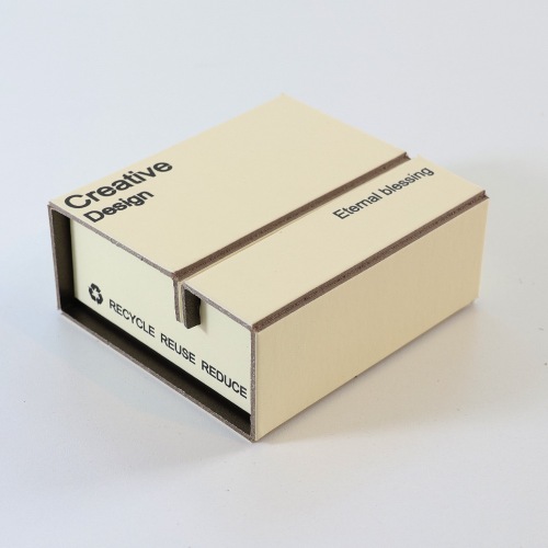 two folding gift cosmetics storage pe film box