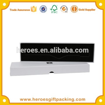 Trade Assurance Customized EVA Insert Paper Box Flocked EVA Long Narrow Watch Paper Box