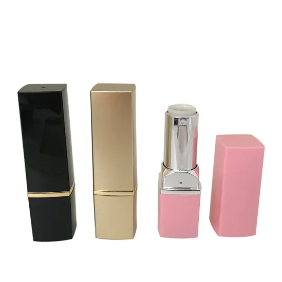 Square Empty Plastic Unique Lipstick Tube