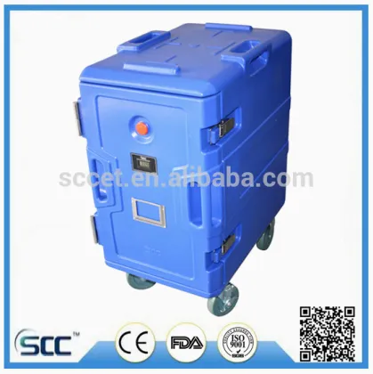 116L rotational molded plastic cold fresh cabinet, cold food storage cabinet