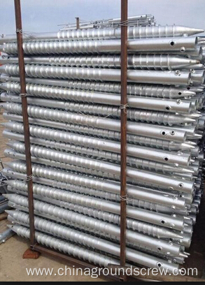 Hot Dip Galvanized Ground Screw Pile Screw Anchor