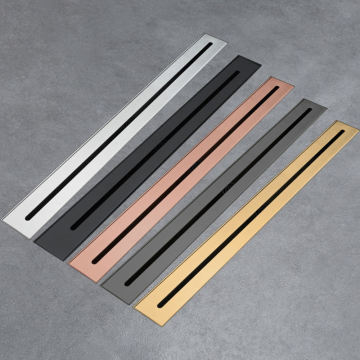 Slim Narrow Durable Satin Stainless Steel Stylish Floor Drain