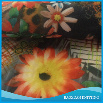 100%Polyester scuba fabric printed with garment