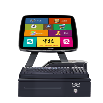 Customizable 15 Inch Touchscreen POS System with Card Reader