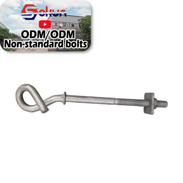Hot Dip Galvanized Pigtail Hook Bolt and Heavy-Duty Eye Bolt for Electric Power Fittings: Your Ultimate Guide