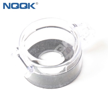 Transparent Push Button Cover 50x32mm with 22mm Hole