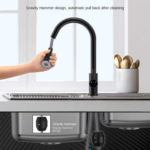 Hot Sales 304-Stainless Steel Pull Down Kitchen Faucet