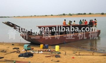 small sand transported vessel