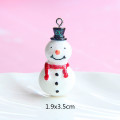 Resin jewelry design pendant christmas crutches charm