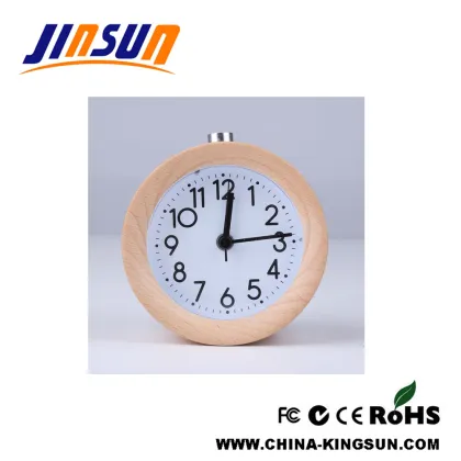 Wooden Digital Alarm Table Clock Silent