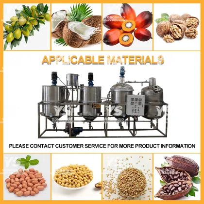 Refined Deodorized Oil Making Machines: Soya, Sunflower, and Corn Oil Refining Equipment