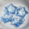 Clear Mixed Colors Loose Acrylic Plastic Star Beads Pendants