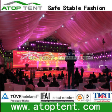 10x35m tent decorate with curtain and lining