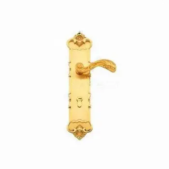 Lever Lock, Mortise Door Handle Lock, Plated Handle