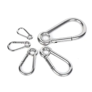 Securely fastening stainless steel spring shackle