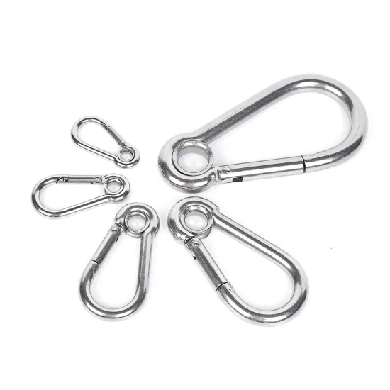 Securely fastening stainless steel spring shackle