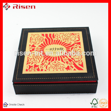 Hot sale luxury matt black flower boxes