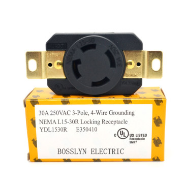 30A 250V nema 15-30r receptacle industrial electrical receptacle outlet