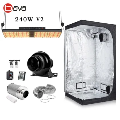 Shen Zhen Bava Green 240W Adjustable Dimmable Samsung LM301B LED Grow Lights for Greenhouse and Indoor Plant Growth