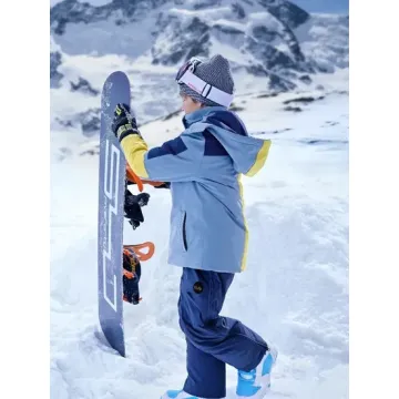 Navy Tactical Ski Pants for Active Toddler Training