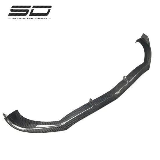 QV Carbon Fiber Front Car Spoiler Lip for Alfa Romeo Stelvio 2017-2018