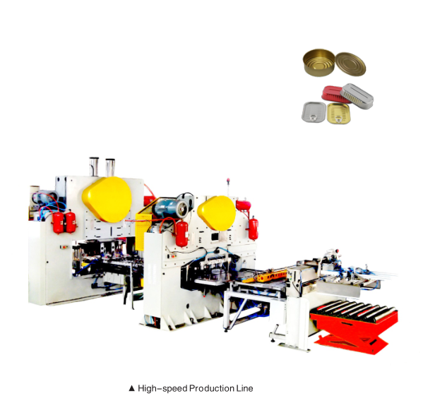 Automatic food tin can making machine production line