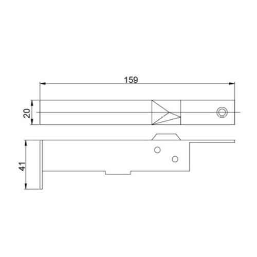 Самозакрывающаяся скрытая защелка компактная защелка дверей шкафа