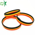 Thiết kế đẹp báo chí lớp in Logo Silicone Bands