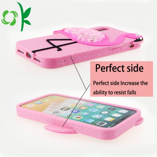 High quality fantastic flamingos soft silicon phone case