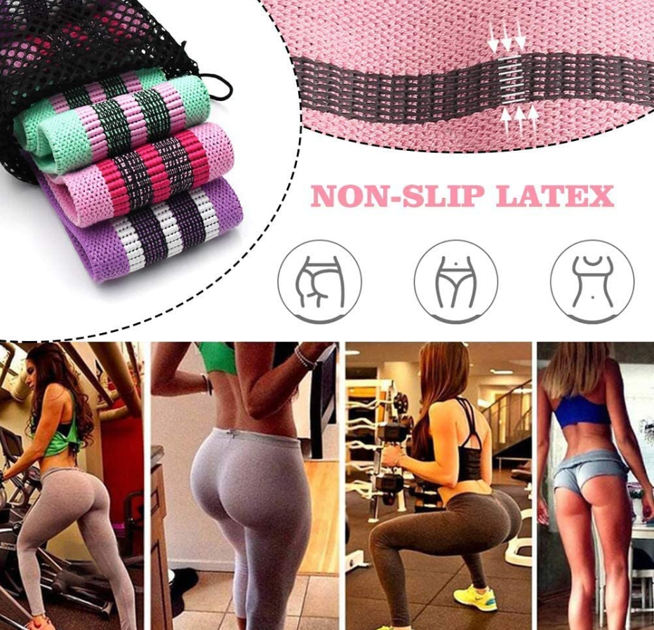 Wholesale Fitness Exercise Hip Band Circle Resistance Yoga Gym Hip Circle Band