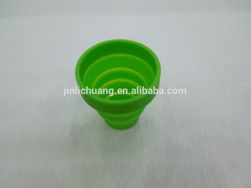 2014 factory price silicone cup for promotion, promotional silicone collapsible cups