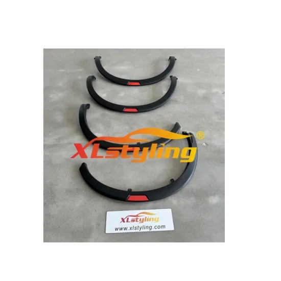 XLstyling Red Wheel Arch Trim Fender Flares for Nissan Navara NP300 2021
