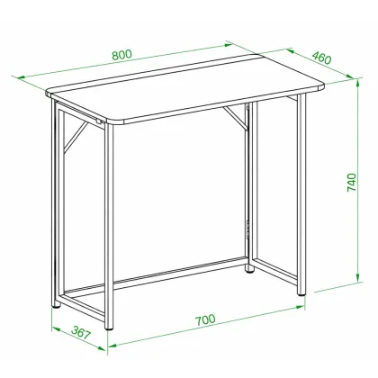 Folding Computer Desk Compact folding desk for PC/laptop